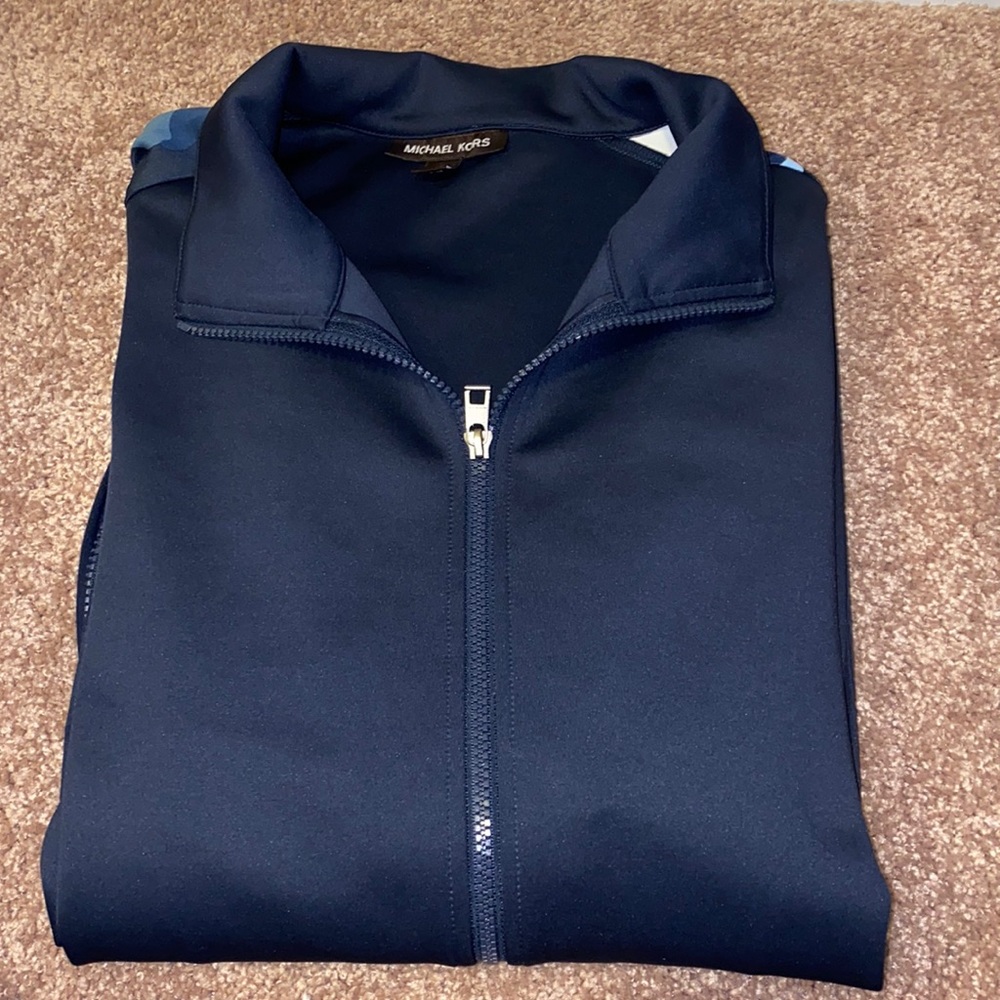 Michael kors mens zip up Camo sweatshirt